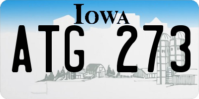 IA license plate ATG273