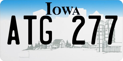 IA license plate ATG277