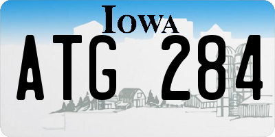 IA license plate ATG284