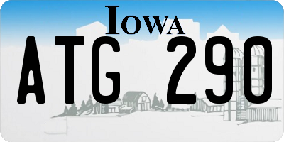 IA license plate ATG290