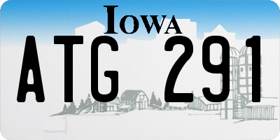 IA license plate ATG291
