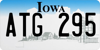 IA license plate ATG295