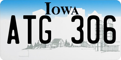 IA license plate ATG306