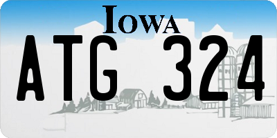 IA license plate ATG324