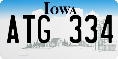 IA license plate ATG334