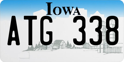 IA license plate ATG338