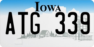 IA license plate ATG339