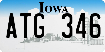 IA license plate ATG346