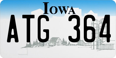 IA license plate ATG364