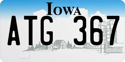 IA license plate ATG367
