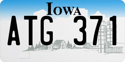 IA license plate ATG371