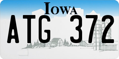 IA license plate ATG372