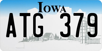 IA license plate ATG379