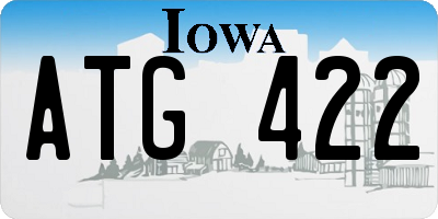IA license plate ATG422