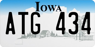 IA license plate ATG434