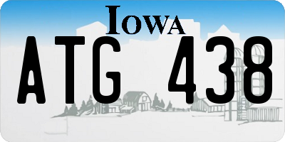 IA license plate ATG438