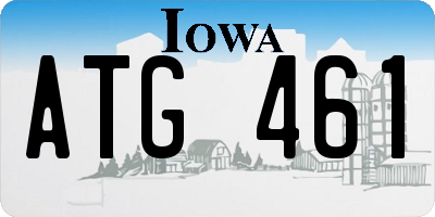IA license plate ATG461