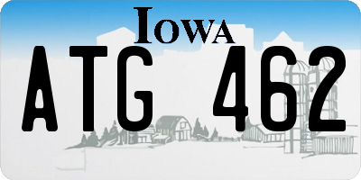 IA license plate ATG462