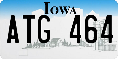 IA license plate ATG464