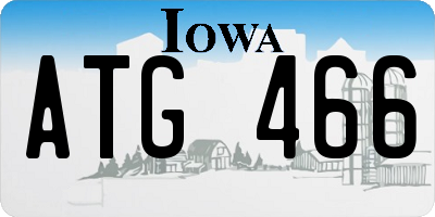 IA license plate ATG466