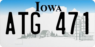 IA license plate ATG471