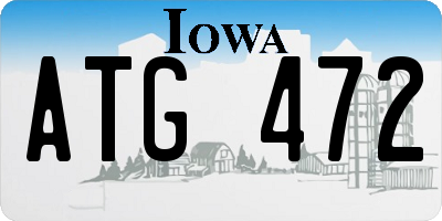 IA license plate ATG472