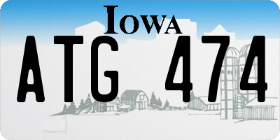 IA license plate ATG474