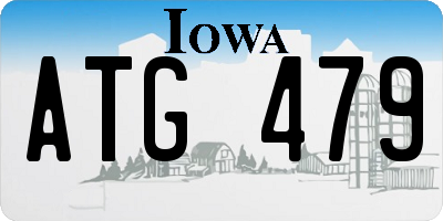 IA license plate ATG479