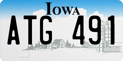 IA license plate ATG491