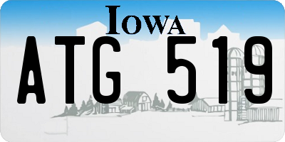 IA license plate ATG519