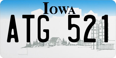 IA license plate ATG521