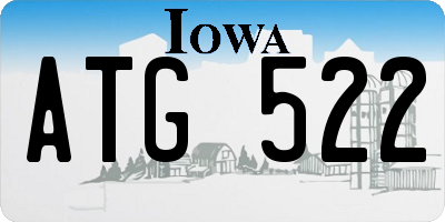 IA license plate ATG522