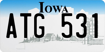 IA license plate ATG531