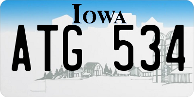 IA license plate ATG534