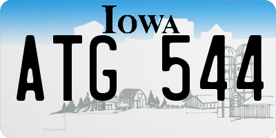IA license plate ATG544