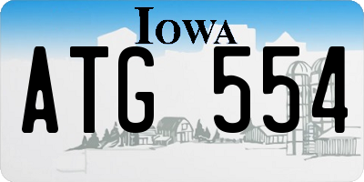 IA license plate ATG554