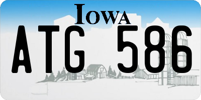 IA license plate ATG586