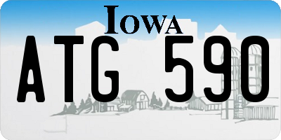IA license plate ATG590