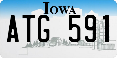 IA license plate ATG591