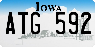 IA license plate ATG592