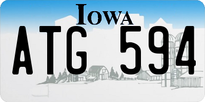 IA license plate ATG594