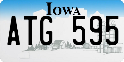 IA license plate ATG595