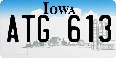 IA license plate ATG613