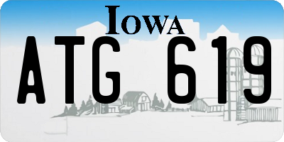 IA license plate ATG619