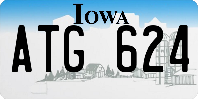 IA license plate ATG624