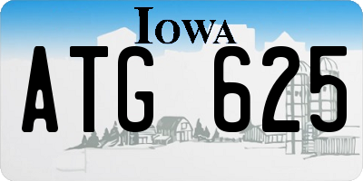 IA license plate ATG625