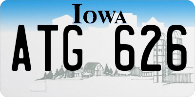 IA license plate ATG626