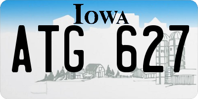 IA license plate ATG627