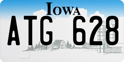 IA license plate ATG628