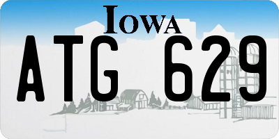 IA license plate ATG629